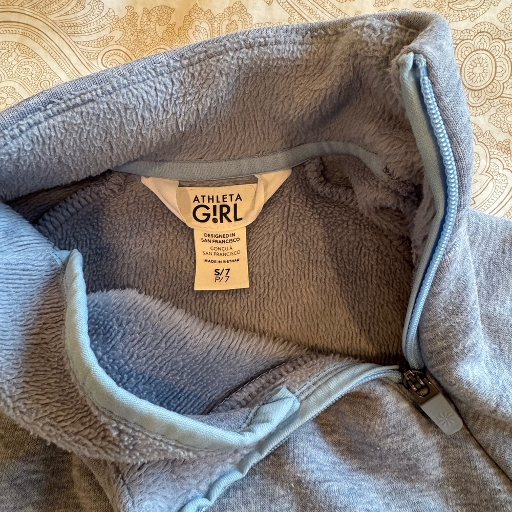 Athleta Girl Gray Fleece Jacket